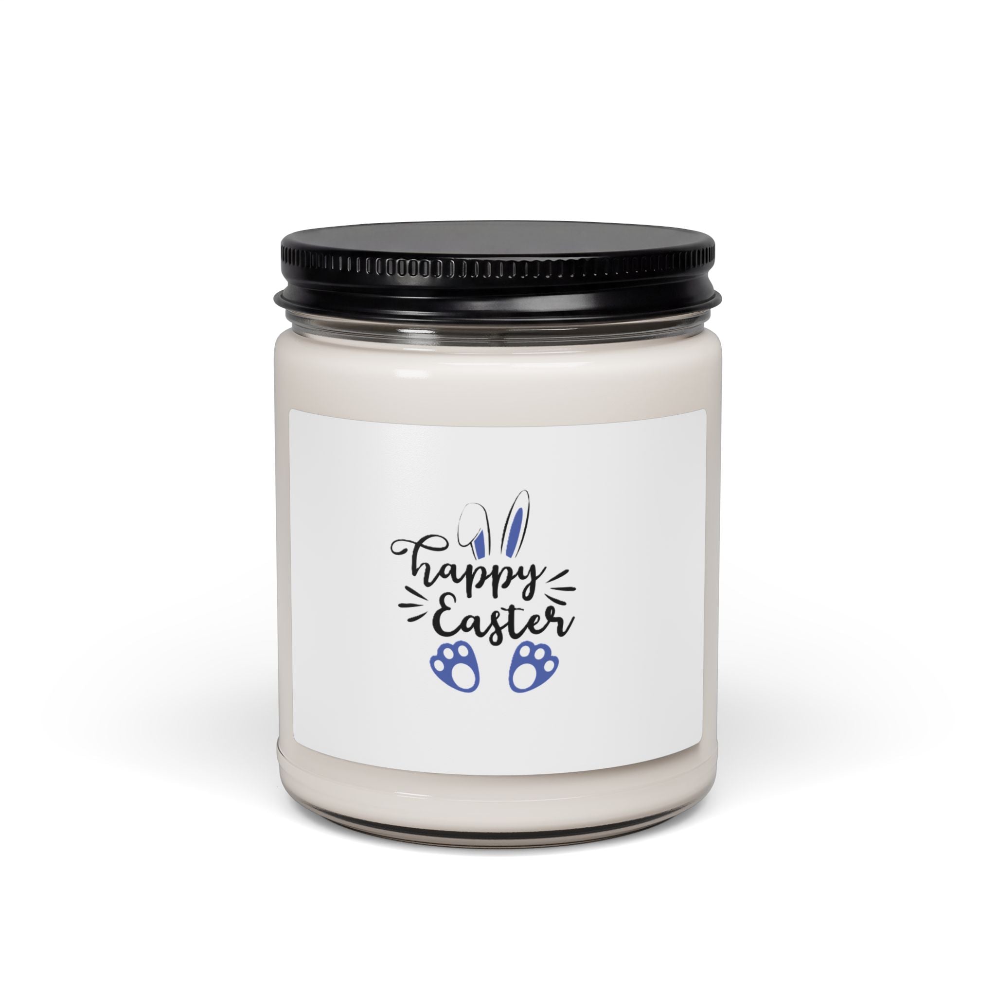 Blue Happy Easter Soy Candle, 9oz | Spring Pastel Gift Candle