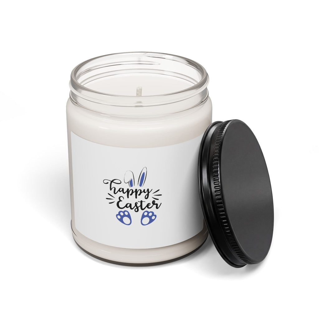 Blue Happy Easter Soy Candle, 9oz | Spring Pastel Gift Candle