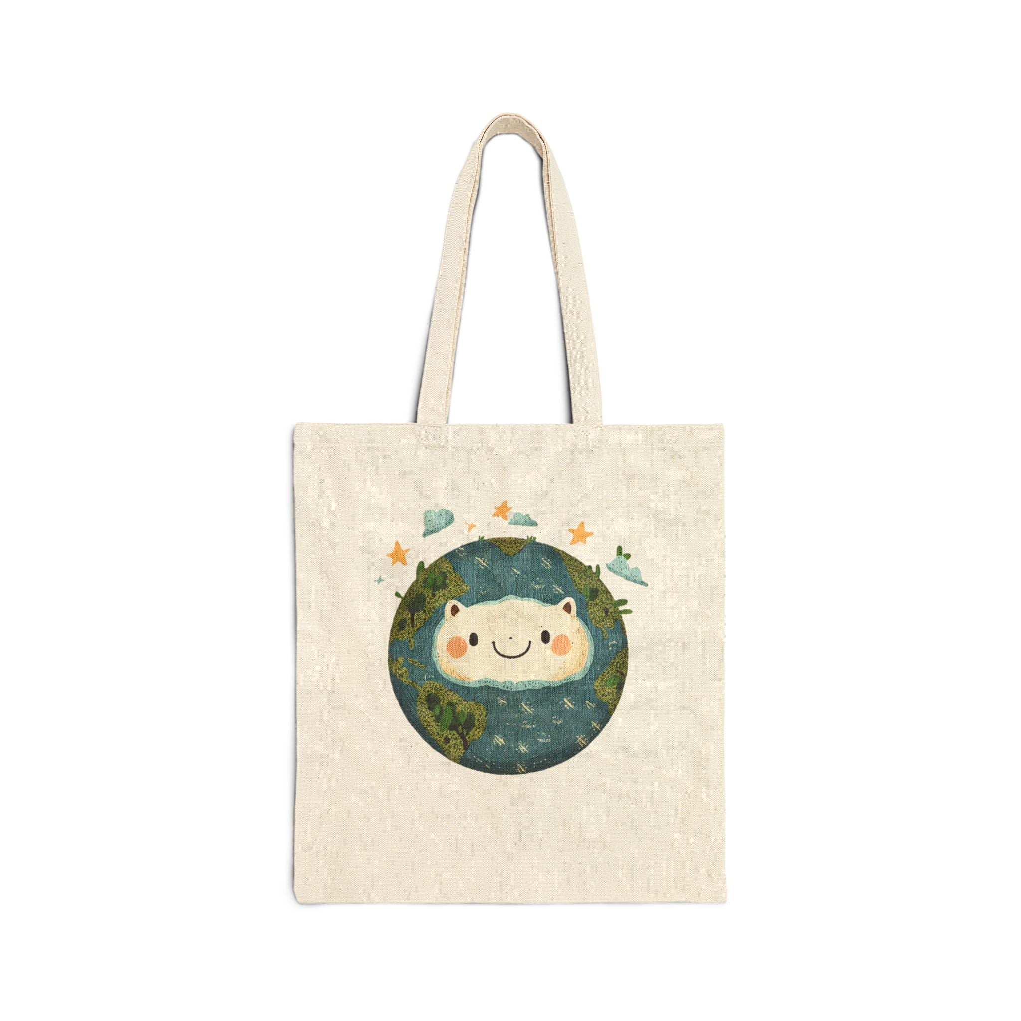 Earth Day “There Is No Planet B” Infinity Symbol Tote, Eco Awareness Canvas Tote