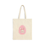 Happy Easter Canvas Tote Bag – Minimalist  Design Reusable Bag