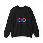 Neurodiversity Infinity Logo Sweatshirt | Autism Acceptance, Autistic Pride