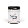 Pink Happy Easter Soy Candle, 9oz | Spring Pastel Gift Candle