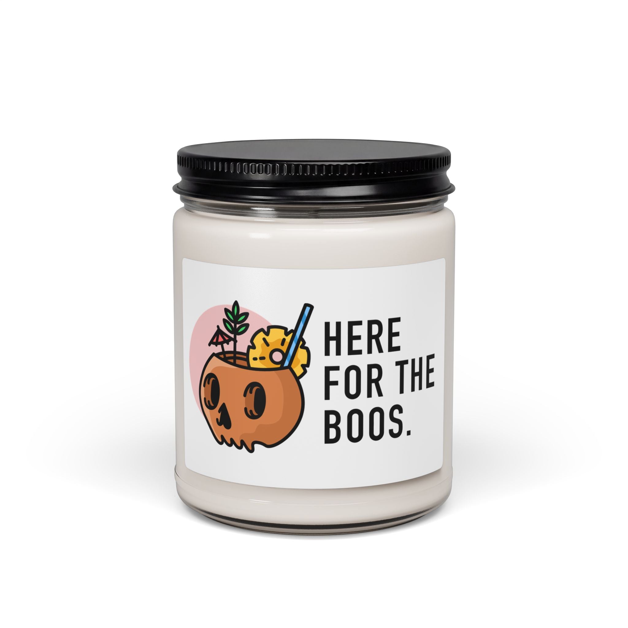 Here for The Boos, Halloween Soy Candle 9oz | Gift Candle