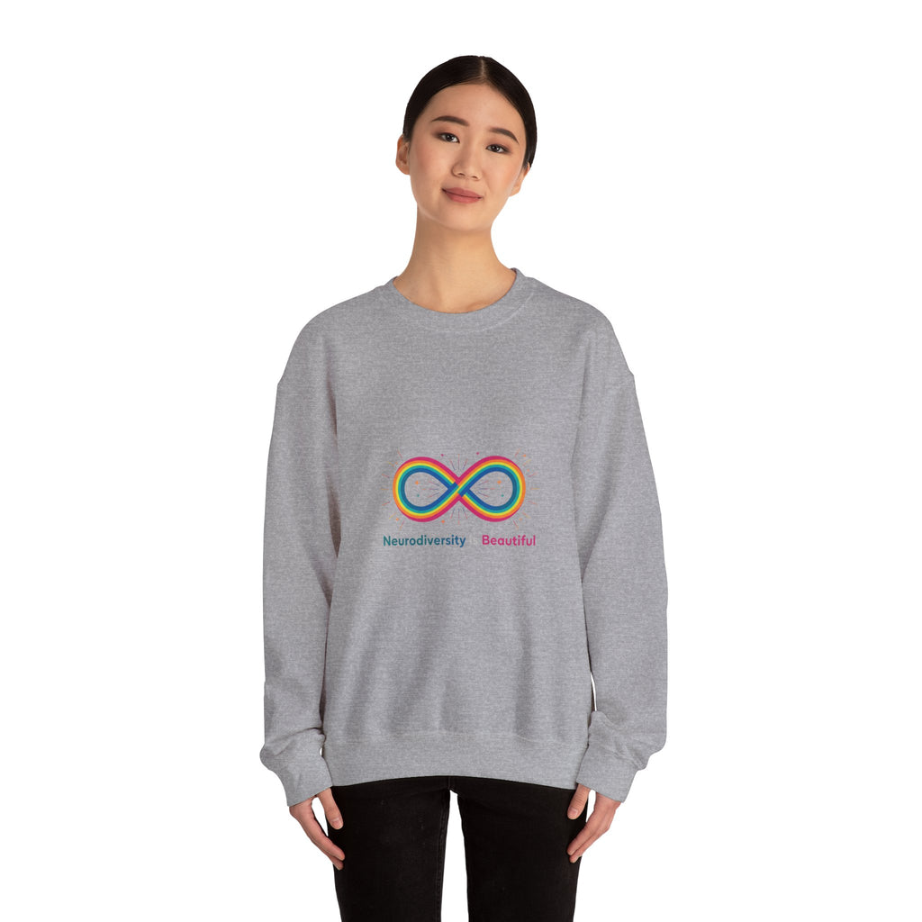 Neurodiversity Infinity Logo Sweatshirt | Autism Acceptance, Autistic Pride
