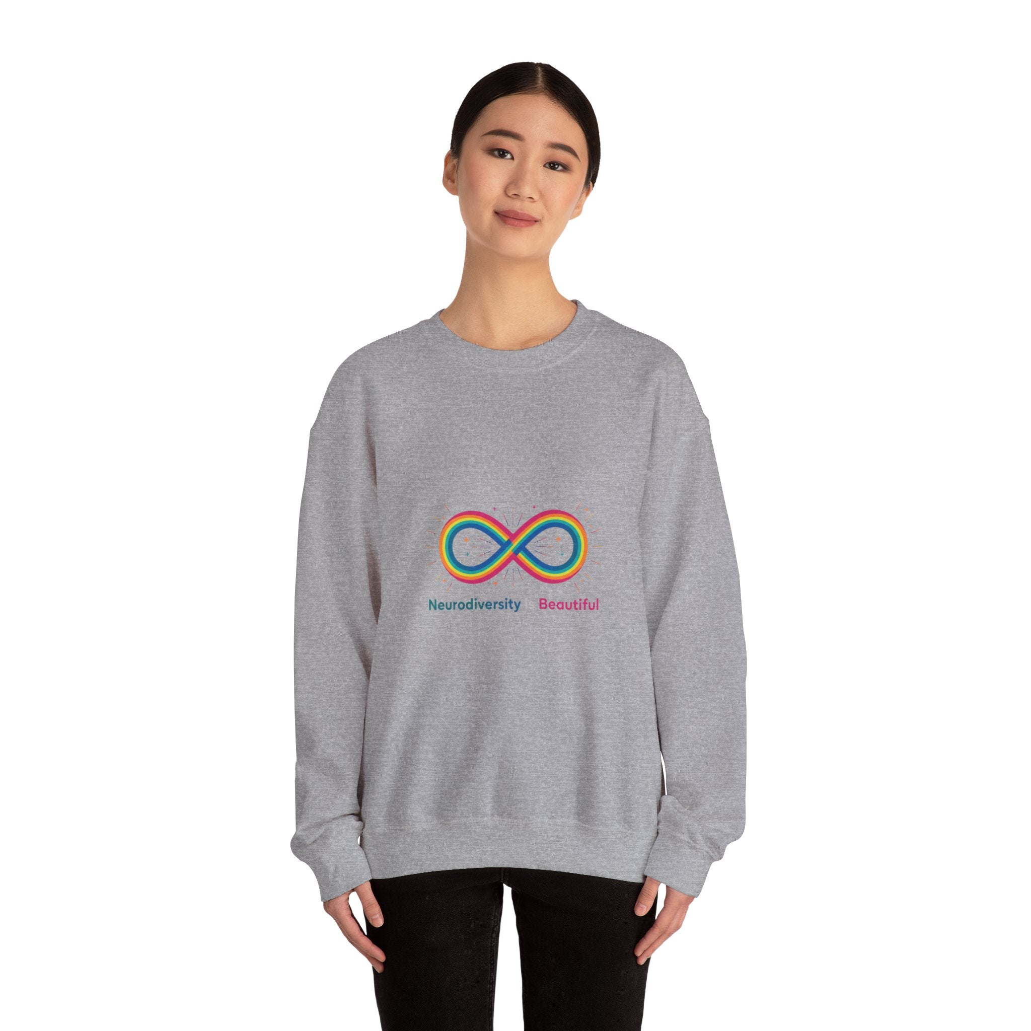 Neurodiversity Infinity Logo Sweatshirt | Autism Acceptance, Autistic Pride