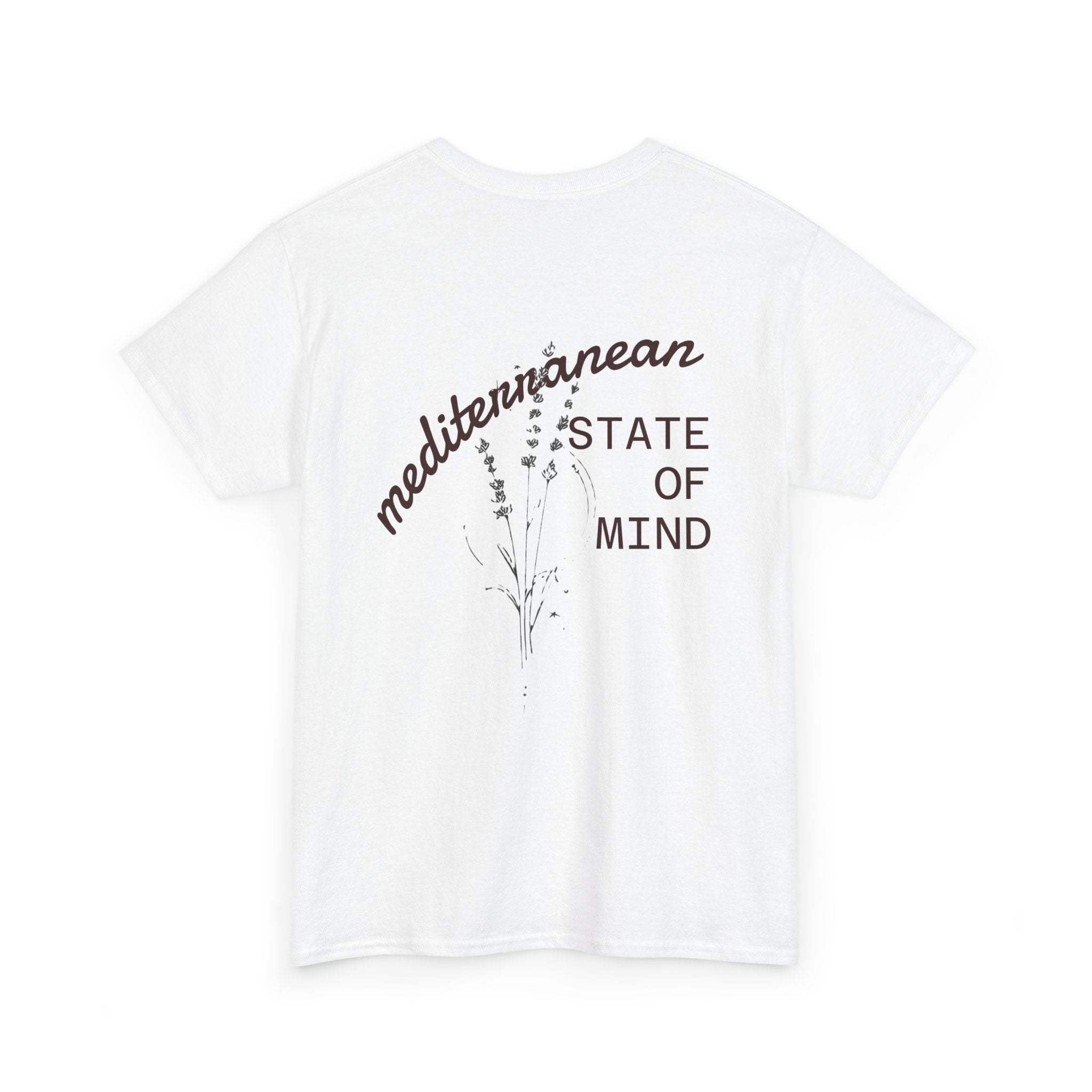 Mediterranean State of Mind Tee — Botanical Mountain Pocket Graphic