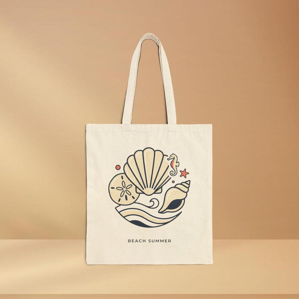 Beach summer vibes | Canvas Tote Bag
