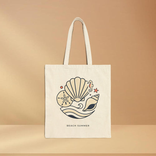 Beach summer vibes | Canvas Tote Bag