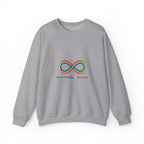 Neurodiversity Infinity Logo Sweatshirt | Autism Acceptance, Autistic Pride