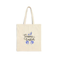 Happy Easter Canvas Tote Bag – Minimalist  Design Reusable Bag