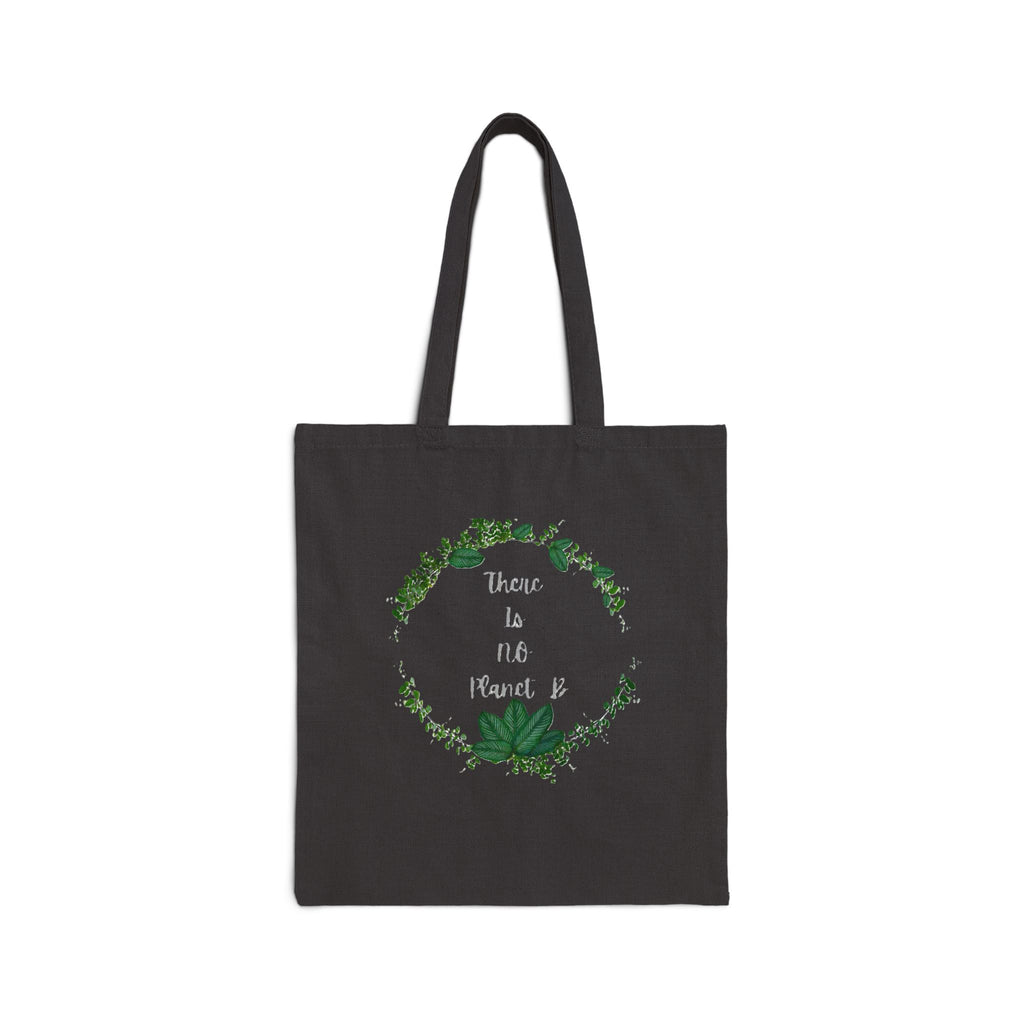 Earth Day “There Is No Planet B” Infinity Symbol Tote, Eco Awareness Canvas Tote