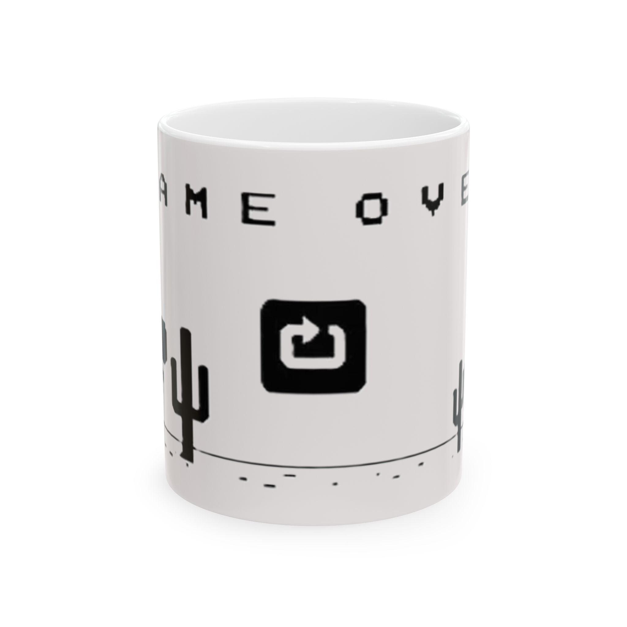 No Internet Game Over Mug 🦖 | Ceramic 11oz