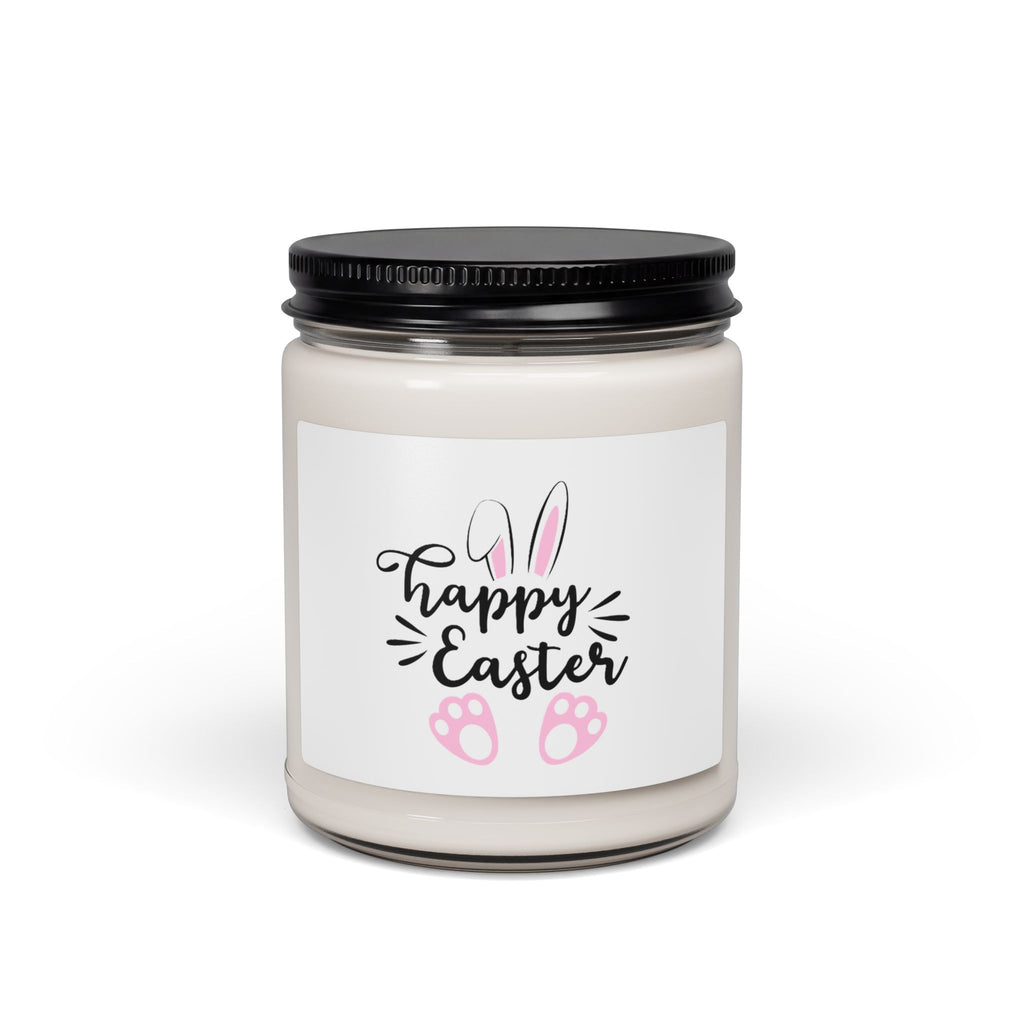 Pink Happy Easter Soy Candle, 9oz | Spring Pastel Gift Candle