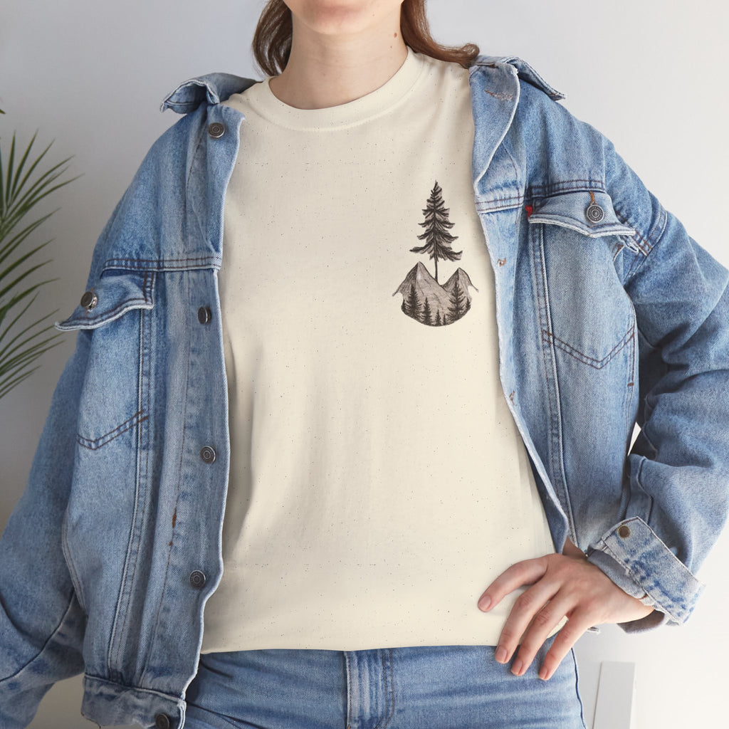 Mediterranean State of Mind Tee — Botanical Mountain Pocket Graphic