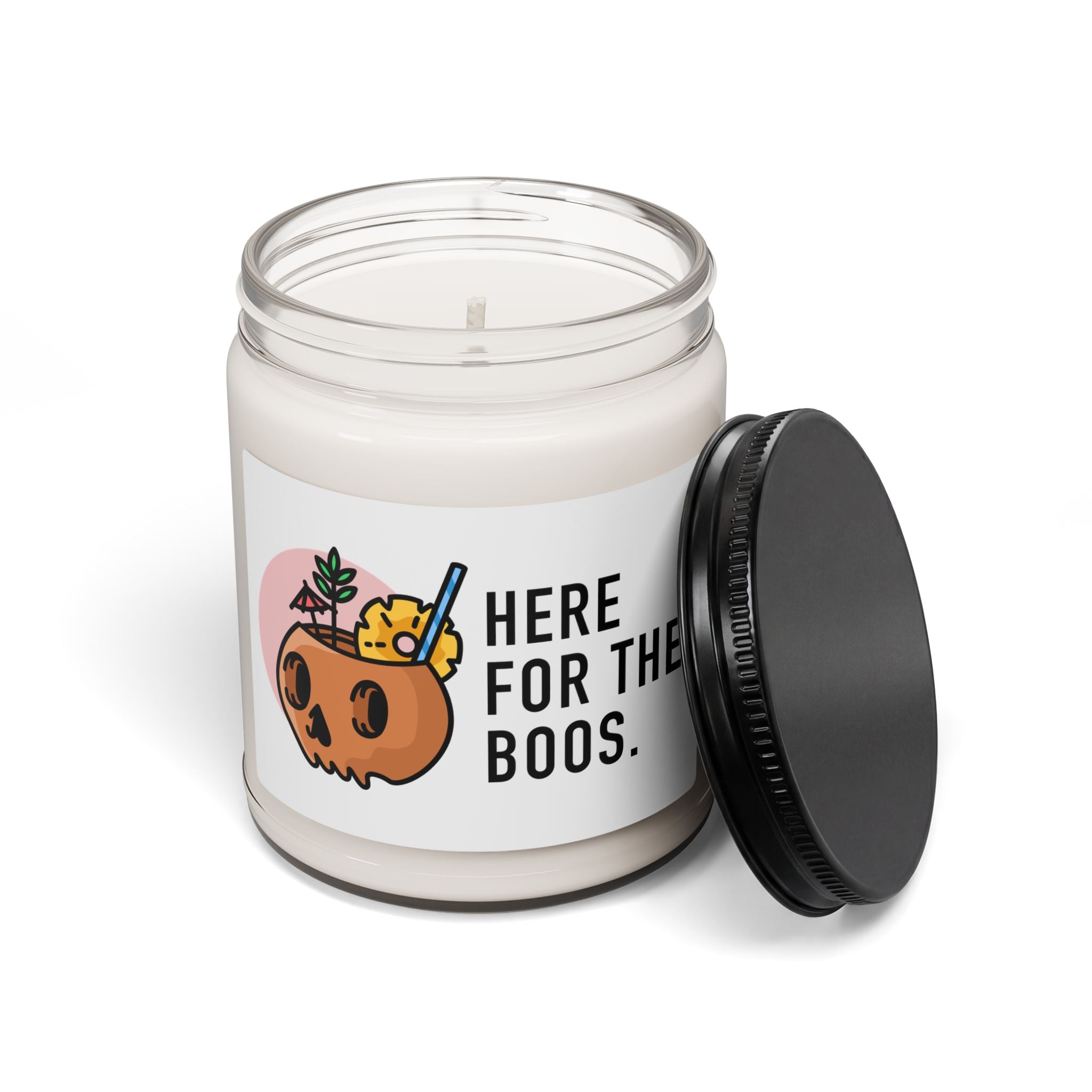 Here for The Boos, Halloween Soy Candle 9oz | Gift Candle