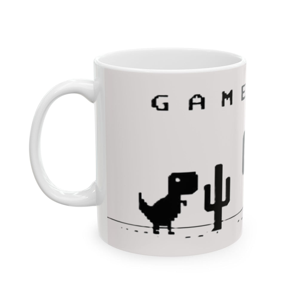 No Internet Game Over Mug 🦖 | Ceramic 11oz