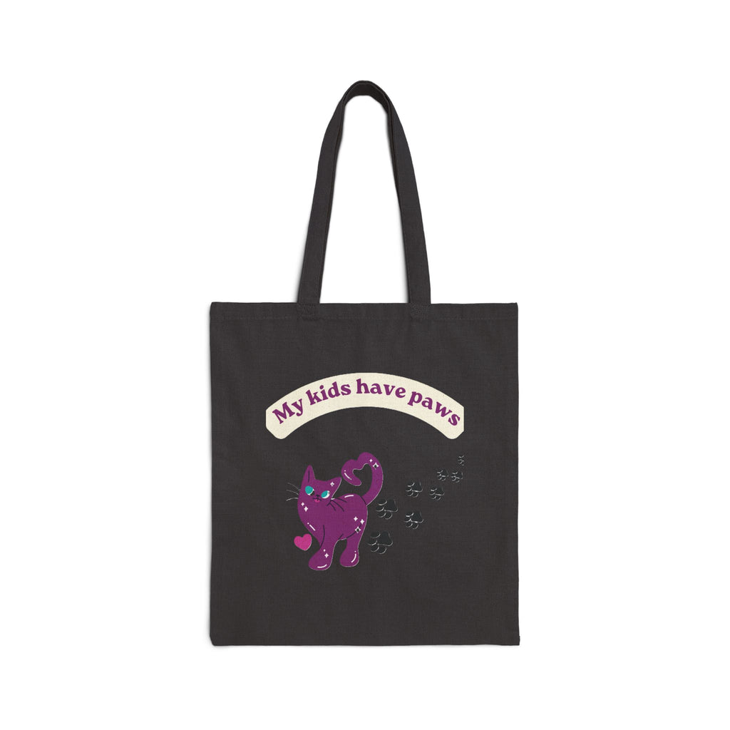“My Kids Have Paws” Cat Parent Tote Bag — a heartwarming and stylish everyday essential