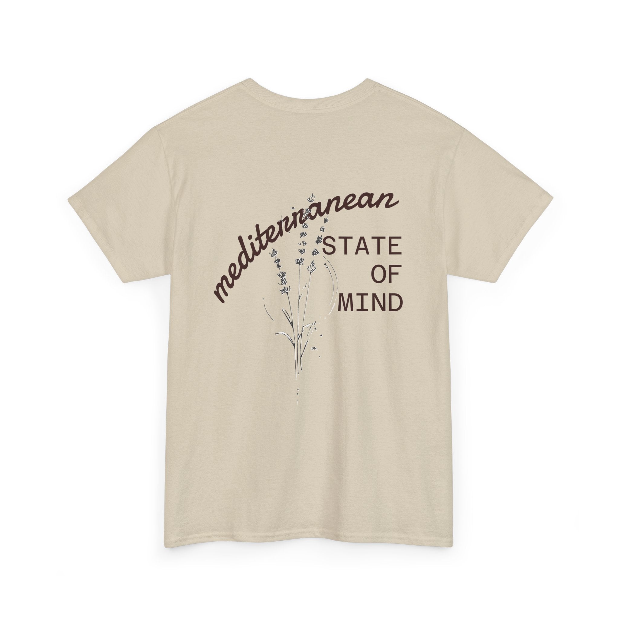 Mediterranean State of Mind Tee — Botanical Mountain Pocket Graphic
