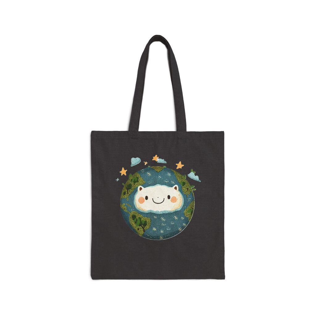 Earth Day “There Is No Planet B” Infinity Symbol Tote, Eco Awareness Canvas Tote