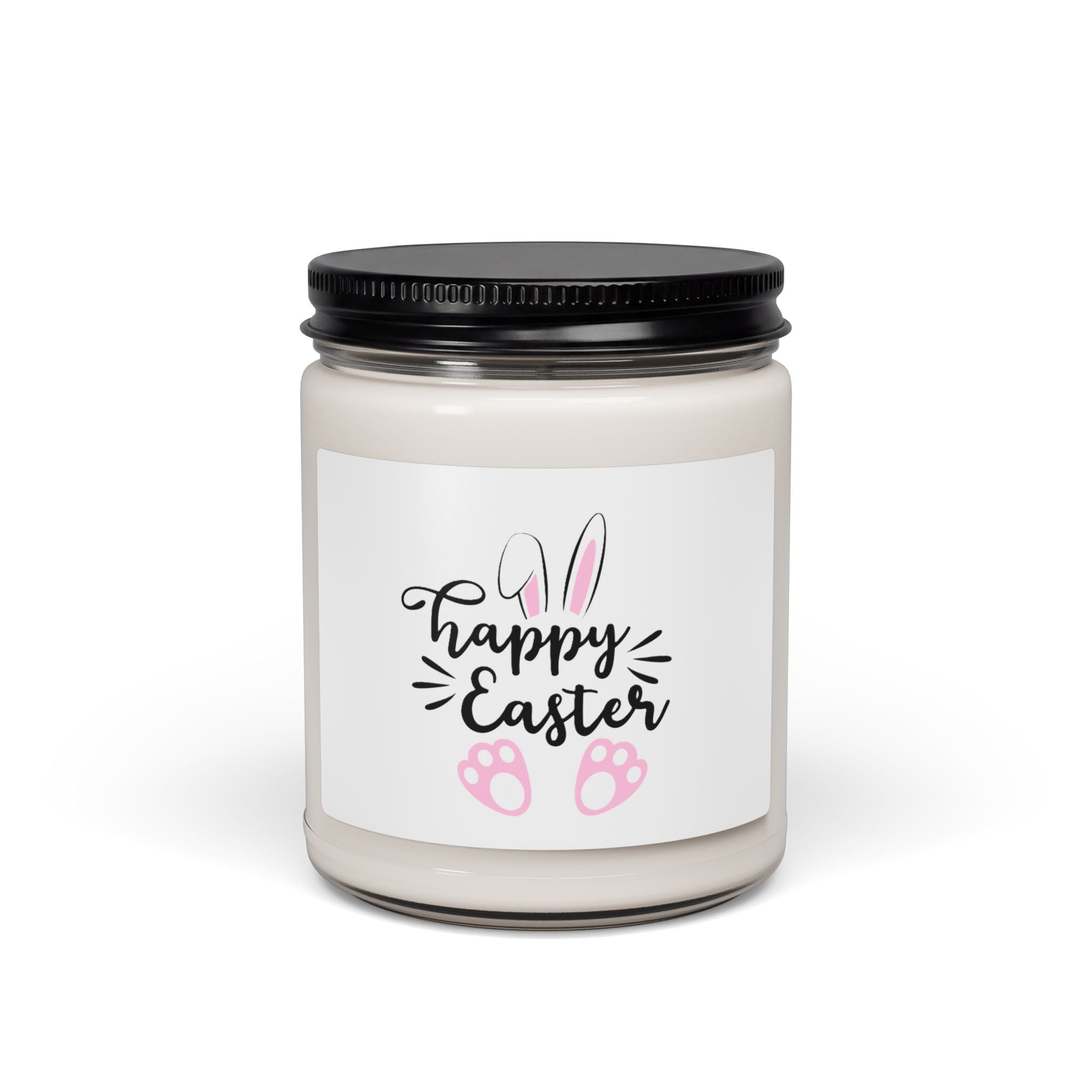 Pink Happy Easter Soy Candle, 9oz | Spring Pastel Gift Candle