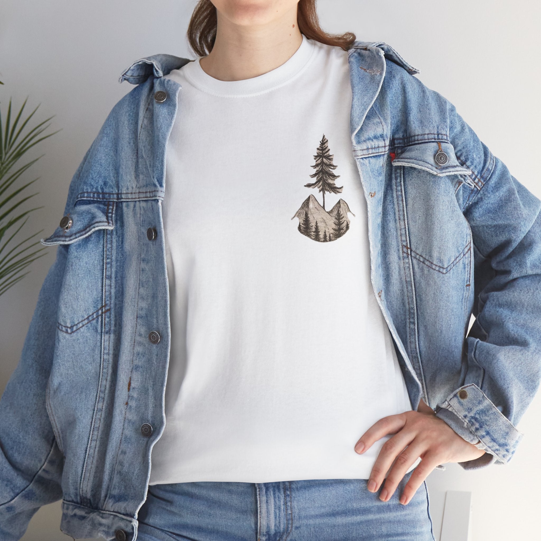 Mediterranean State of Mind Tee — Botanical Mountain Pocket Graphic