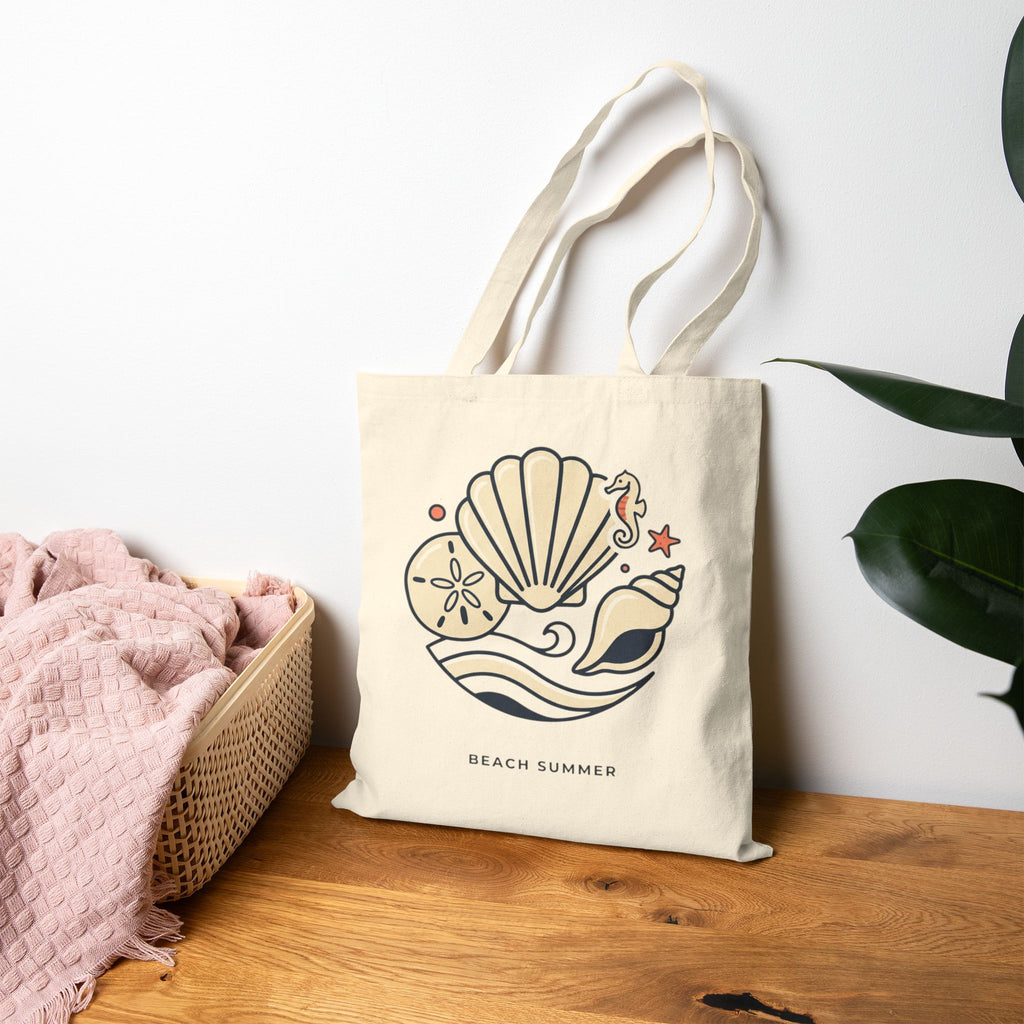 Beach summer vibes | Canvas Tote Bag