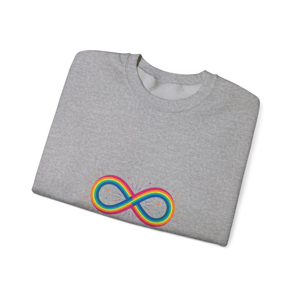 Neurodiversity Infinity Logo Sweatshirt | Autism Acceptance, Autistic Pride