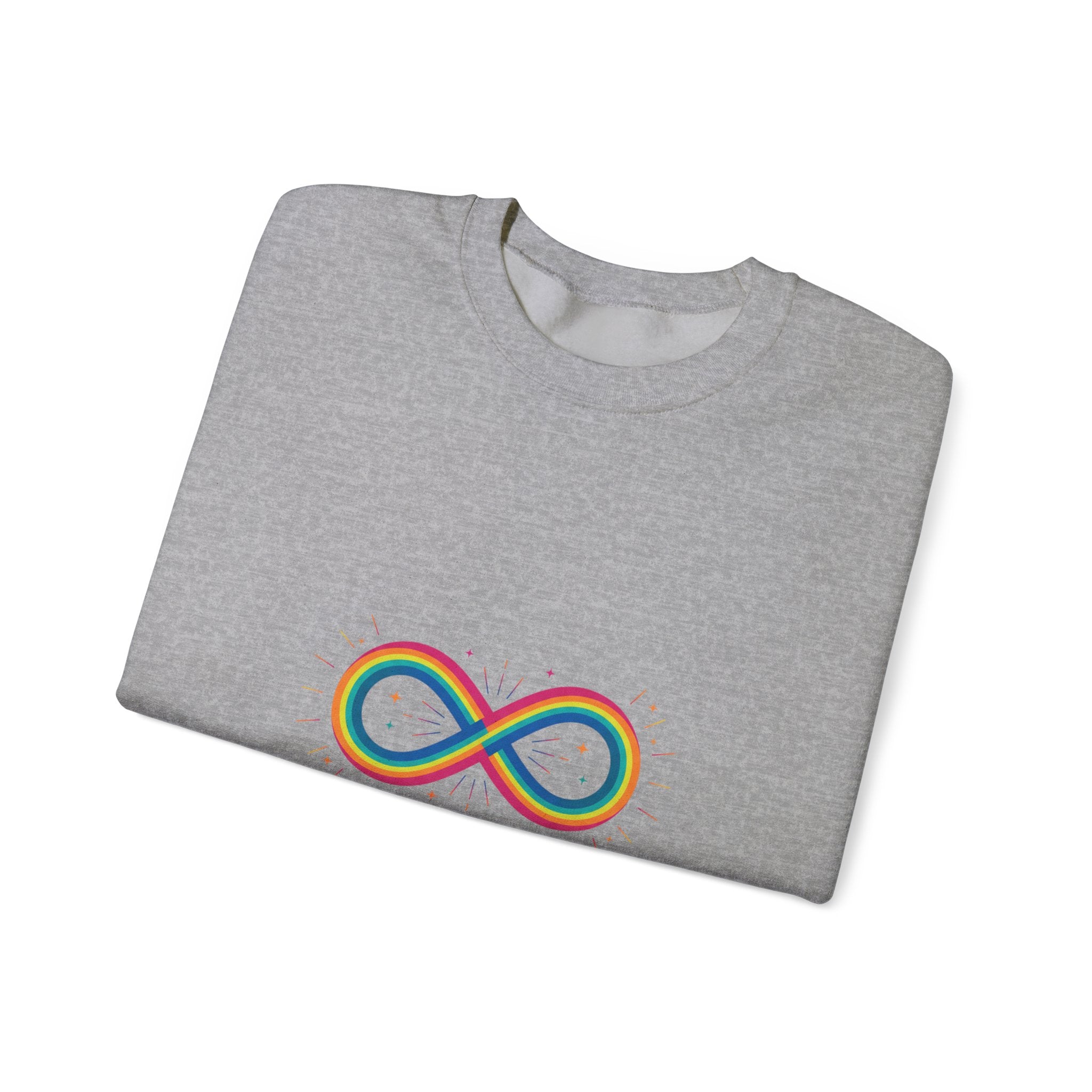 Neurodiversity Infinity Logo Sweatshirt | Autism Acceptance, Autistic Pride